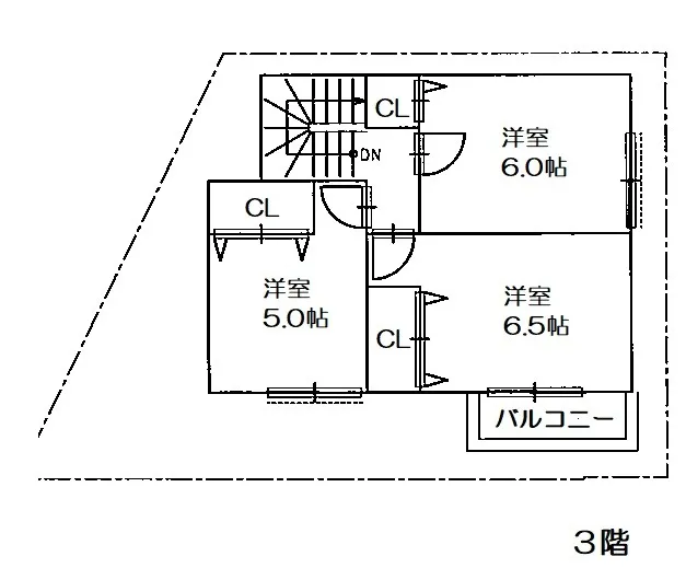 間取り　3階